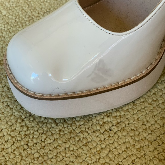 Steve Madden Twice Platform Pump Mary Jane Bone - Picture 4 of 8